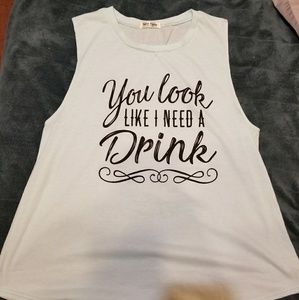 Sleeveless tee